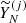 $ \widetilde {Y}^{(j)}_N $