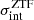 $ \sigma_{\mathrm{int}}^{\mathrm{ZTF}} $