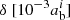 $\delta \ [10^{-3} a_{\rm b} ^i]$