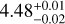 $\[4.48_{-0.02}^{+0.01}\]$