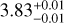 $\[3.83_{-0.01}^{+0.01}\]$