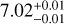 $\[7.02_{-0.01}^{+0.01}\]$