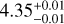 $\[4.35_{-0.01}^{+0.01}\]$