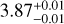 $\[3.87_{-0.01}^{+0.01}\]$