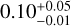 $\[0.10_{-0.01}^{+0.05}\]$