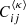 $ C^{\langle\kappa\rangle}_{ij} $