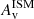 $ A_{\mathrm{v}}^{\mathrm{ISM}} $