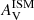 $ A_{\mathrm{V}}^{\mathrm{ISM}} $