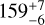 $\[159_{-6}^{+7}\]$