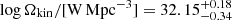 $ \log \Omega_{\mathrm{kin}}/[\mathrm{W\,Mpc^{-3}}]=32.15_{-0.34}^{+0.18} $
