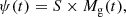 $$ \begin{aligned} \psi (t)=S\times M_{\rm g}(t), \end{aligned} $$