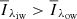$ {\overline{I}}_{\lambda_{\text{iw}}} > {\overline{I}}_{\lambda_{\text{ow}}} $