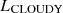 $ L_{\mathrm{C}{\small { {\text{LOUDY}}}}} $