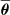 $ \overline{\boldsymbol{\theta}} $