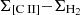 $ \Sigma_{[\mathrm{C}{\small { {\text{ II}}}}]}{-}\Sigma_{\mathrm{H_2}} $