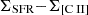 $ \Sigma_{\mathrm{SFR}}{-}\Sigma_{[\mathrm{C}{\small { {\text{ II}}}}]} $