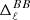 $ \Delta _\ell ^{BB} $