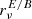 $ r_\nu ^{E/B} $