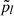 $ {\tilde {p}}_l $