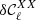 $ \delta {\cal {{C}}}_\ell ^{XX} $