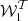 $ {\cal {{W}}}_1^{\cal {{T}}} $