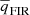$ \overline{q}_{\mathrm{FIR}} $