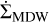 $\[\dot{\Sigma}_{\text {MDW}}\]$