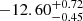 $ -12.60^{+0.72}_{-0.45} $