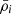 $ \bar {\rho }_i $
