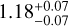$\[1.18_{-0.07}^{+0.07}\]$