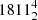 $ 1811_{2}^{4} $