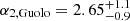 $ {\mathrm {\alpha _{2,Guolo} = 2.65^{+1.1}_{-0.9}}} $