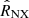 $ {{\hat{R}}_{\text{NX}}} $