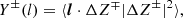 $$ Y^{\pm }(l) = \langle \boldsymbol {l}\cdot \Delta Z^{\mp } |\Delta Z^{\pm }|^2\rangle , $$