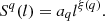 $$ S^q(l) = a_q l^{\xi (q)}. $$