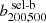$ b^{\text{ sel-b}}_{200,500} $