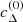 $ c^{(0)}_{\Delta} $