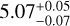 \[5.07_{+0.05}^{-0.07}\]