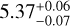 \[5.37_{+0.06}^{-0.07}\]