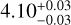 \[4.10_{+0.03}^{-0.03}\]