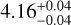 \[4.16_{+0.04}^{-0.04}\]