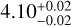 \[4.10_{+0.02}^{-0.02}\]