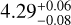 \[4.29_{+0.06}^{-0.08}\]
