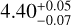 \[4.40_{+0.05}^{-0.07}\]