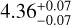 \[4.36_{+0.07}^{-0.07}\]