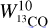 $W_{{{13}_{{\rm{CO}}}}}^{10}\$