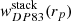 $ \mathit{w}^{\mathrm{stack}}_{DP83}(r_p) $