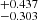 $ _{-0.303}^{+0.437} $