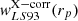 $ \mathit{w}^{\mathrm{X-corr}}_{LS93}(r_p) $
