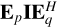 ${{\bf{E}}_p}{\bf{IE}}_q^H$